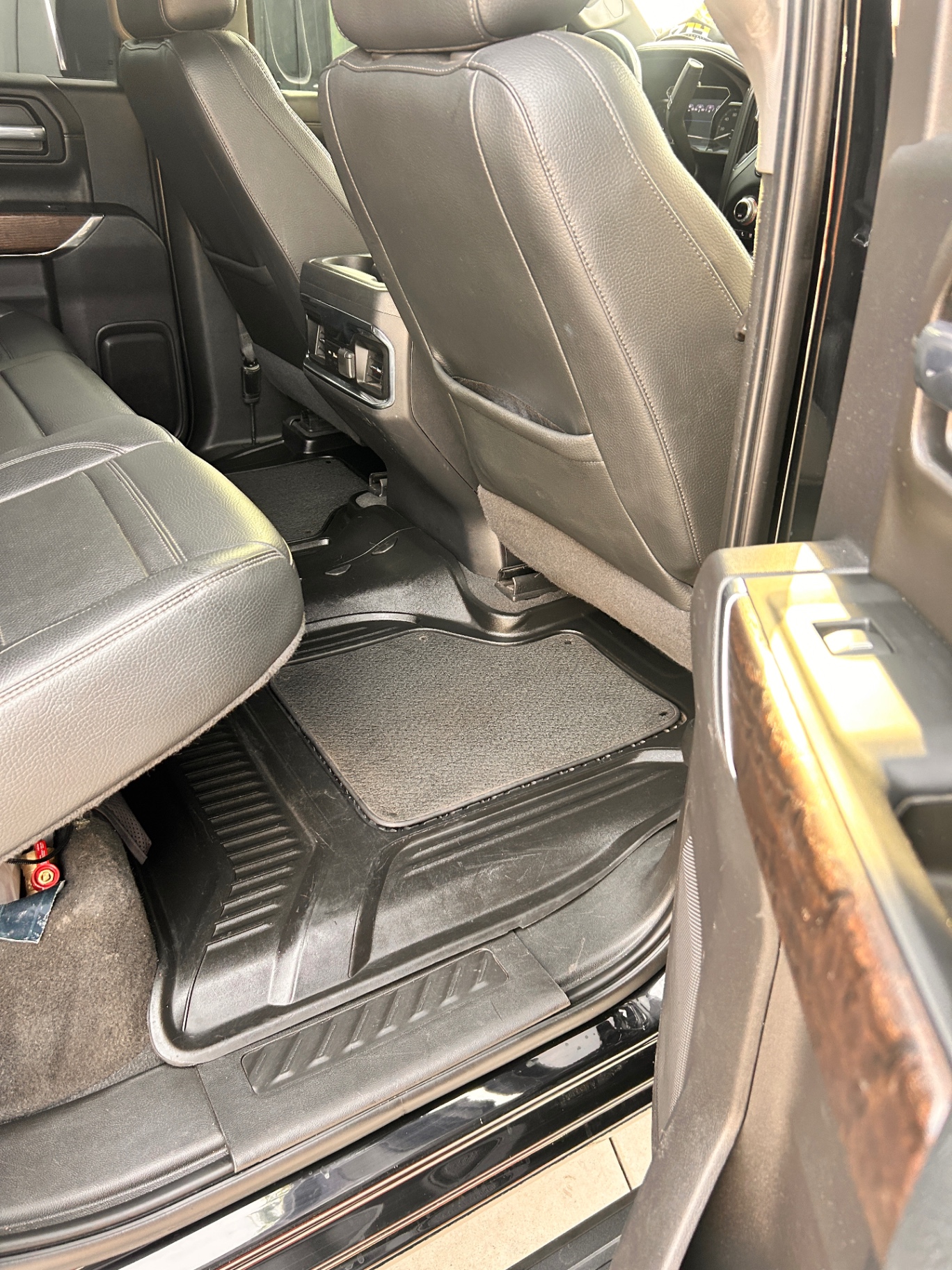 Truck interior after detailing service